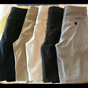 Lot of 5 boys O’Neill Hybrid Shorts